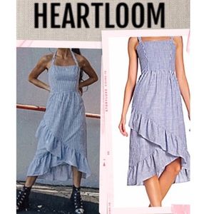 Heartloom Dress The Gene White & Blue Stripped NEW WITH TAGS Dress Size XS